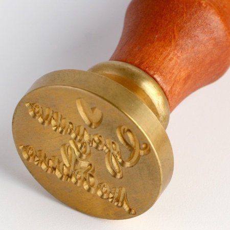 Сургучная печать "Сделано с любовью" 12.5 х 4 х 4 см SIM-9064614