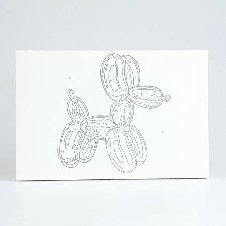 Картина по номерам "Надувная собака" 20 x 30 см SIM-10472658