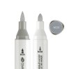 Маркер акриловый двусторонний СОНЕТ перо кисть/пуля 1 шт NG05 серая дымка NP-273-NG05