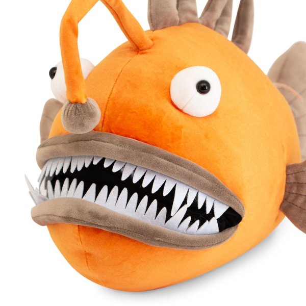 Мягкая игрушка ORANGE TOYS Рыба Удильщик кирпичная 35 см ORT-OT5021/35C