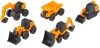 Машинка JCB "Строительная техника" 9 см ассорти UT-1416973