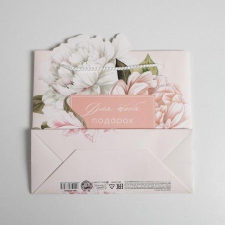 Пакет подарочный "Для тебя подарок" 25 x 26 x 10 см SIM-5266628