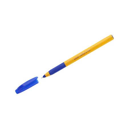Ручка шариковая Cello "Tri-Grip yellow barrel" 0.7 мм 1 шт цвет чернил: синий RE-0748