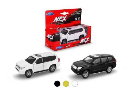 Машинка WELLY 1:38 Toyota Land Cruiser Prado, пруж. мех., цвет в асс. IT-43630L-W