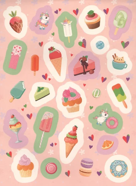 Сто наклеек. Самые вкусные наклейки ROS-37302