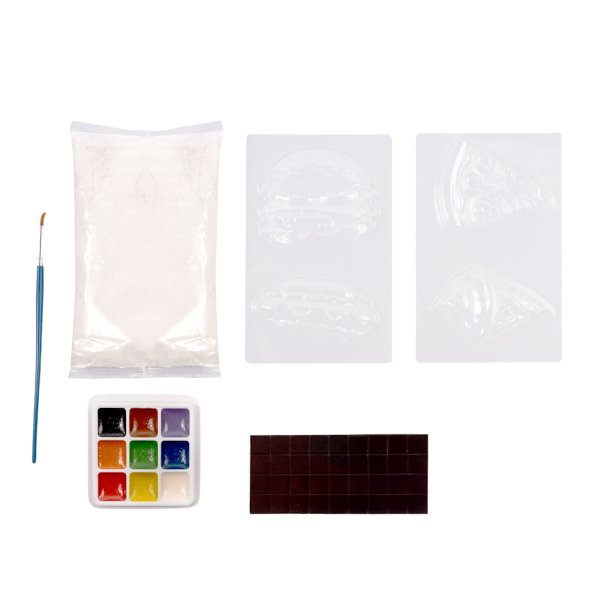 Набор для создания фигурки из гипса "Фастфуд" на магните KOR-04965