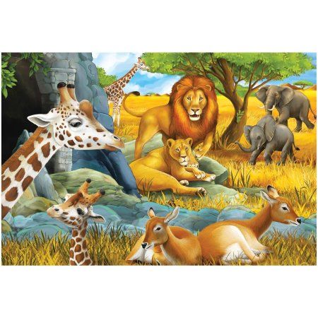 Пазл ТРИ СОВЫ 104 "Сафари" RE-ПК104_54555