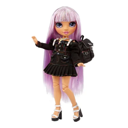 Рейнбоу Хай. Кукла Junior Айвери Стайлс 24 см фиол.с акс. RAINBOW HIGH ROS-42092 Рейнбоу Хай. Кукла Junior Айвери Стайлс 24 см фиол.с акс. RAINBOW HIGH ROS-42092