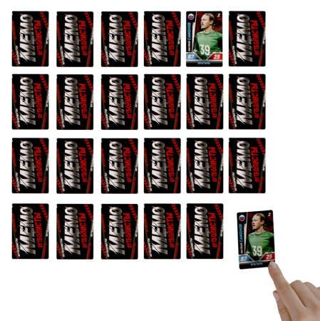 Настольная игра: Десятое королевство "Мемо. Футболисты" 50 карточек KOR-05995