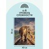 Картина по номерам на холсте ТРИ СОВЫ "Путь" 40 x 50 см, краски, кисть RE-КХ_44192