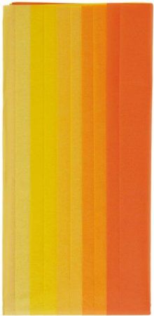 Бумага тишью FOLIA Tone in Tone Mix 20 г/м2 50 x 70 см, 10 шт, оттенки жёлтого FL-91091
