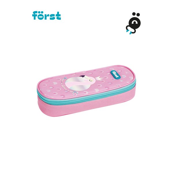 Пенал корпусный 1 отделение Forst "Shiny flamingo" 220 x 90 x 45, полиэстер RE-FT-PF-010302
