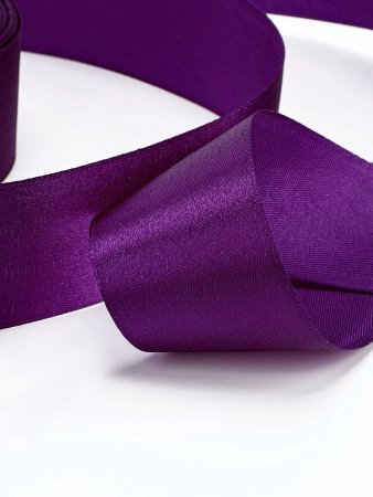 Лента атласная 40 мм x 23 ± 1 м, №34 фиолетовый SIM-1218355