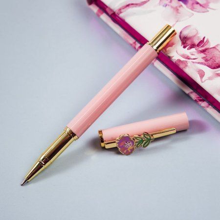 Ручка шариковая MESHU "Flower" синяя, 1.0 мм RE-MS_94185