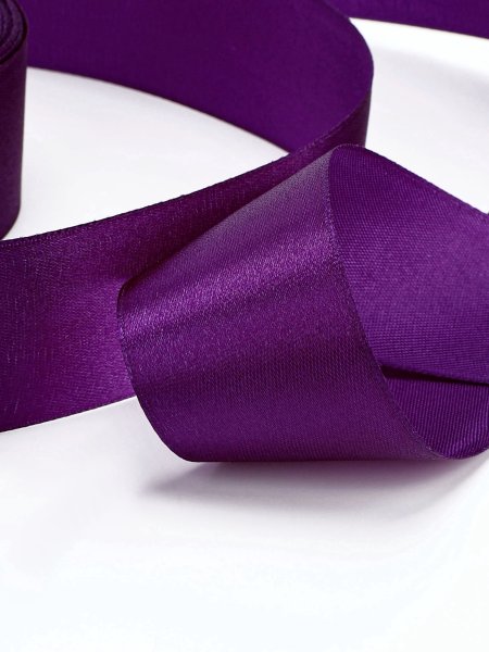 Лента атласная 40 мм x 23 ± 1 м, №34 фиолетовый SIM-1218355