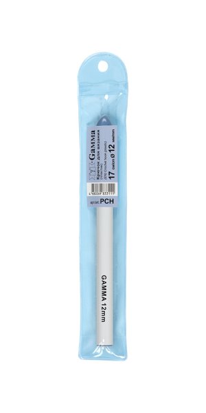 Крючок GAMMA пластик d 12 мм 17 см в чехле PCH-12-17
