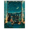 Картина по номерам на картоне ТРИ СОВЫ "Звездная ночь" 30 x 40 см с акриловыми красками и кистями RE-КК3040_57381