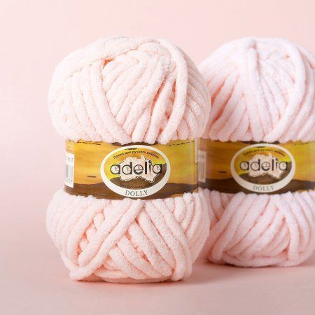 Пряжа ADELIA Dolly 100% полиэстер 100 г 40 м ± 3 м Пряжа ADELIA Dolly 100% полиэстер 100 г 40 м ± 3 м