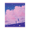 Тетрадь 48л. A5 клетка MESHU "Blooming dreams" софт-тач ламинация, тиснение фольгой RE-MS_49776