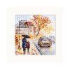Набор для вышивания "Алиса" Осень в городе. Мокрый бульвар 7 х 7 см 0-218