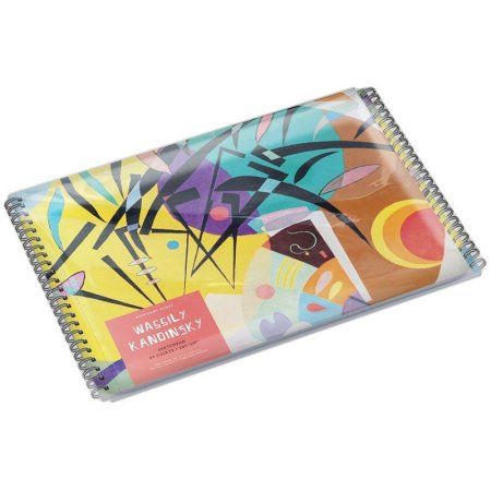 Альбом для рисования 24л. A4 Greenwich Line "The origin of abstraction" 160 г/м2, на гребне, глянц. ламинация, перфорация на отрыв RE-PS24c-36879