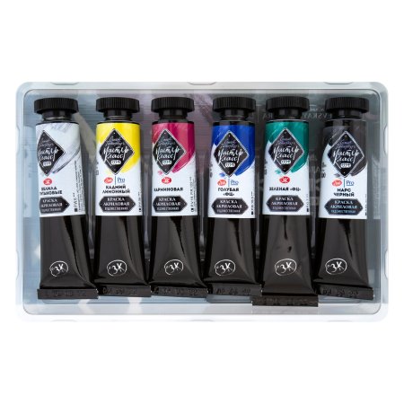 Набор акриловых красок МАСТЕР-КЛАСС Basic colours 6 шт х 18 мл, в пластиковом коррексе с европодвесом NP-1231392077