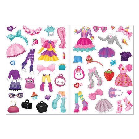 Многоразовые наклейки "Одень куколку" SIM-3950986
