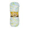 Пряжа ADELIA Baby Mimi 100% полиэстер 1 x 100 г 80 ± 4 м №06 белый-св.голубой-голубой-салатовый ADE-BM-06