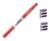 Ручка перьевая Carioca "Stilo" 3 картриджа, корпус ассорти, блистер RE-42303