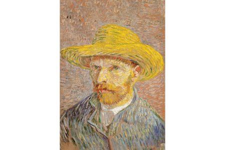 Пазл 500 элементов ФРЕЯ "Мировые шедевры искусства. Автопортрет в соломенной шляпе, Винсент ван Гог" MET-PZL-500/04