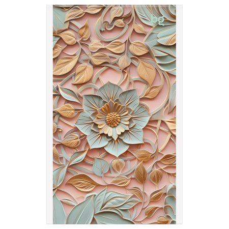 Блокнот A6 32л. BG "Flowers and shine" блестки, на скрепке RE-Б6ск32_бл_09429