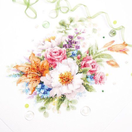 Набор для вышивания "Чудесная Игла" Нежное настроение 26 х 19 см ЧИ-101-313