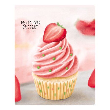 Тетрадь 48л. A5 клетка BG "Summer dessert" матовая ламинация RE-Т5ск48_лм 11058 Тетрадь 48л. A5 клетка BG "Summer dessert" матовая ламинация RE-Т5ск48_лм 11058