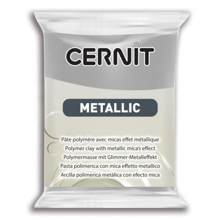 Пластика полимерная запекаемая CERNIT Metallic 56 г (080 серебро) RH-CE0870056080