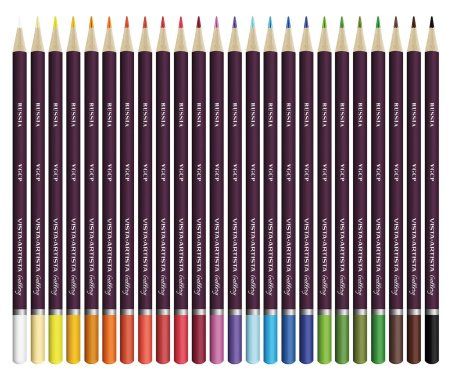 Набор цветных карандашей VISTA-ARTISTA Gallery 24 цв VGCP-24