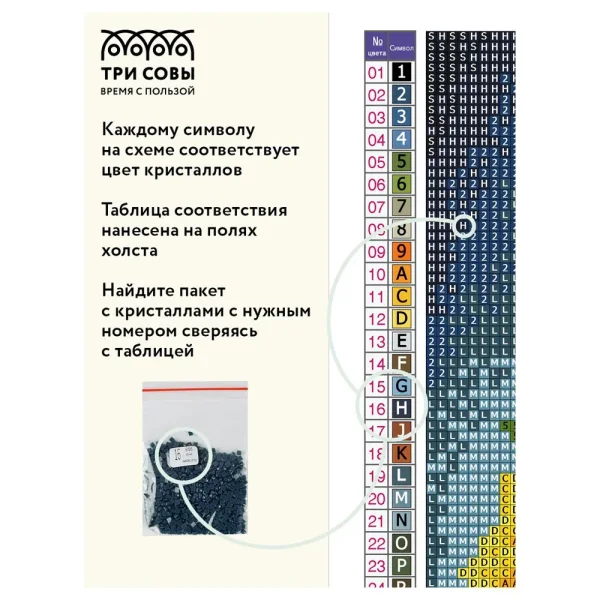 Алмазная мозаика ТРИ СОВЫ "Париж" 30 x 40 см, холст RE-АМ3040_47533