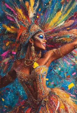 Пазл 500 элементов ФРЕЯ "Карнавал в Рио" PZL-500/63