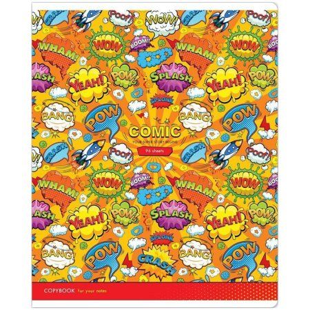 Тетрадь 96л. A5 клетка ArtSpace "Паттерн. Комикс" RE-Т96к_36402