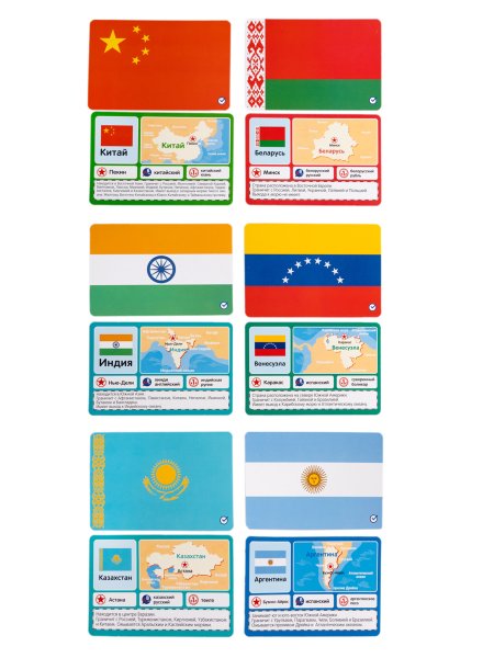 Настольная игра: Десятое королевство "Флаги и Страны" KOR-04478