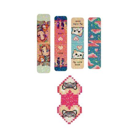 Закладки магнитные для книг 5 шт MESHU "Pixel" ламинация RE-MS_58305 Закладки магнитные для книг 5 шт MESHU "Pixel" ламинация RE-MS_58305