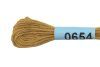 Нитки для вышивания GAMMA мулине (0207-0819) 8 м №0654 горчичн. MG-0654
