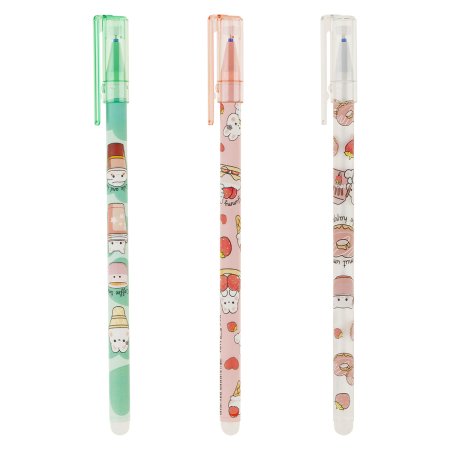 Ручка гелевая стираемая MESHU "Cute sweets" синяя, 0.5 мм, корпус ассорти RE-MS_64072