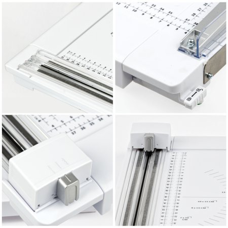 Резак сабельный/роликовый A4 OfficeSpace 320 мм до 10 л, 2 в 1, 3 стиля резки RE-PC_32850