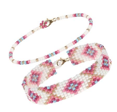 Набор для бисероплетения KLART "Браслеты. Геометрический орнамент" 2 см 11-007