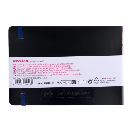 Блокнот для зарисовок ART CREATION 140 г/м2 21 x 15 см 80 л, Молочница, Ян Вермеер RT9314355M