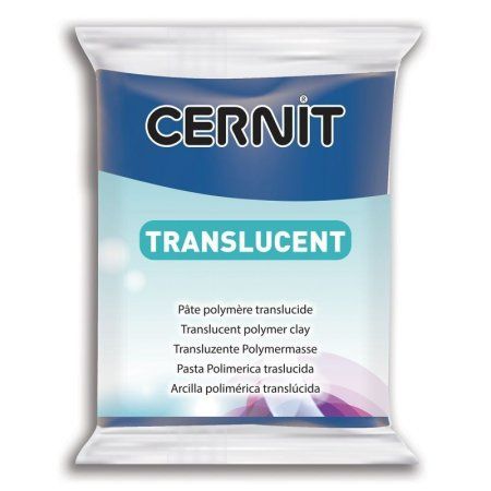 Пластика полимерная запекаемая CERNIT Translucent прозрачная 56 г (275 прозрачный сапфир) RH-CE0920056275