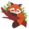 Кристальная (алмазная) мозаика ФРЕЯ магнит "Красная панда" 11.5 х 9.5 см ALVM-107