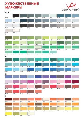 Маркер-кисть на спиртовой основе VISTA-ARTISTA Style 0.7-7 мм 1 шт перо круглое/скошенное BMA-01