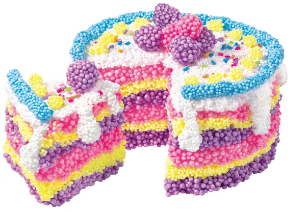 Шариковый пластилин модели "Puzzle Foam" Торт AS-FM042