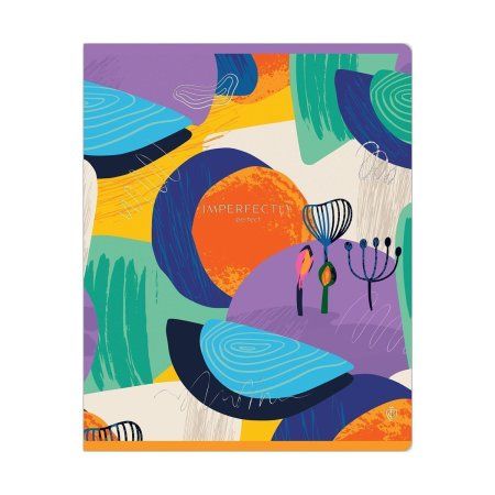 Тетрадь 48л. A5 клетка Greenwich Line "Perfection" матовая ламинация, тиснение фольгой, 70 г/м2 RE-N5c48-47869